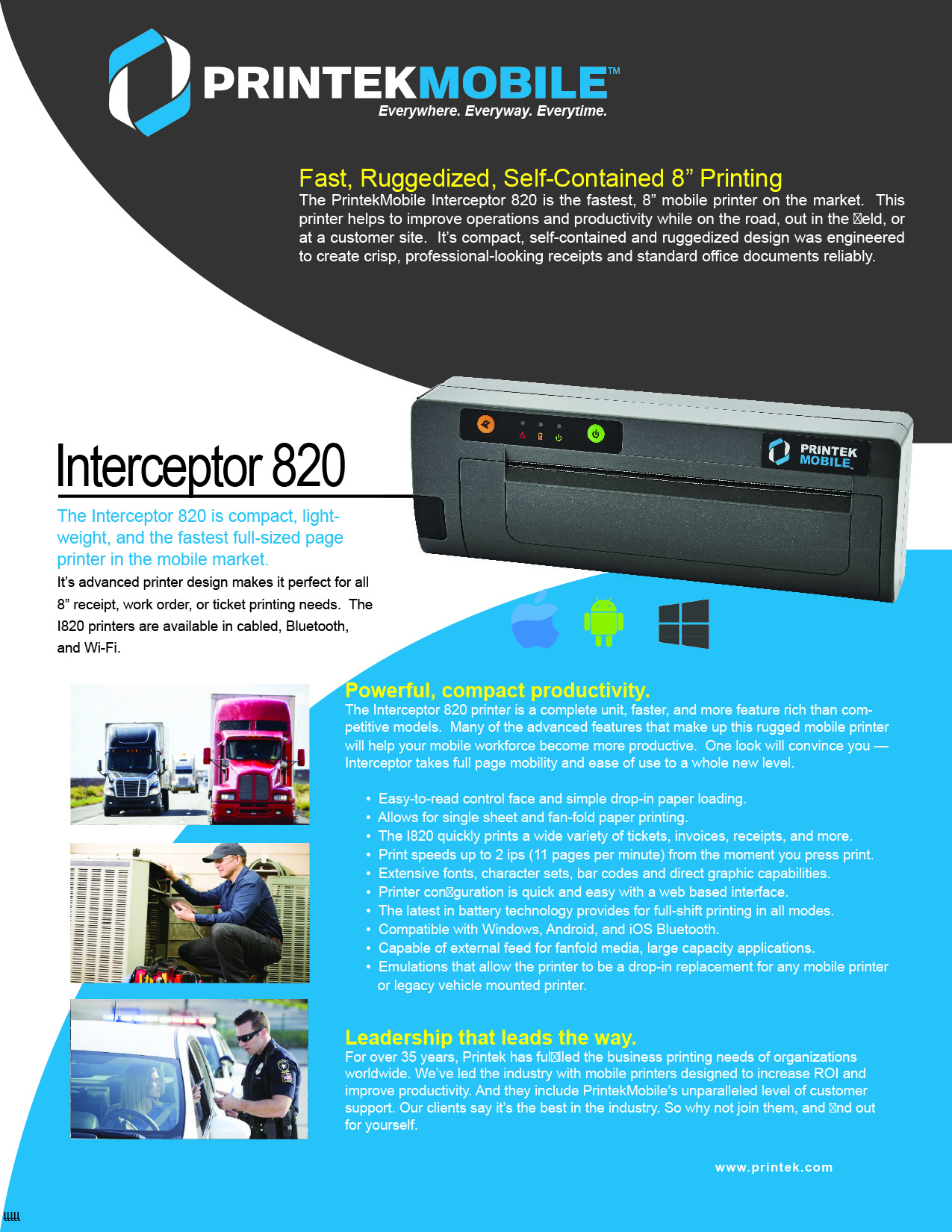 Printek I-820 Portable Printer - Image 4